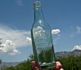 Ca 1910 " Phoenix Bottling " Arizona Az (maricopa) " Western Soda Bottle