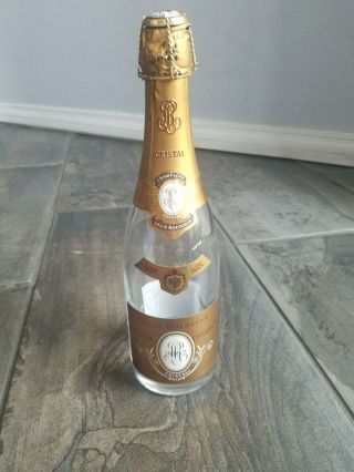 2007 Louis Roederer Cristal Champagne Bottle (empty Bottle/with Cork)