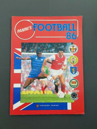 Panini Football 86 Empty Album (1986)