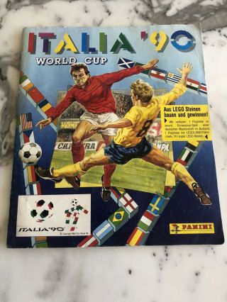 Panini Italia 90 Sticker Album 95 Complete 1990 World Cup