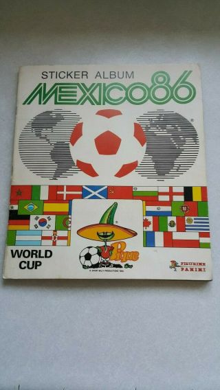 World Cup Mexico 86 Album By Panini 100 Complete