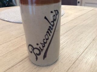 Vintage Biscombe’s ginger beer bottle 2