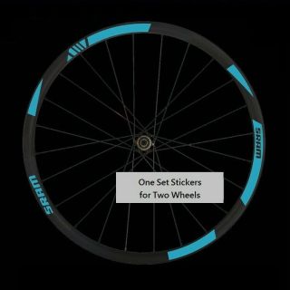 Mountain Bike Bicycle Wheels Rim Stickers for MTB SRAM DH Race Cycling Decals 2