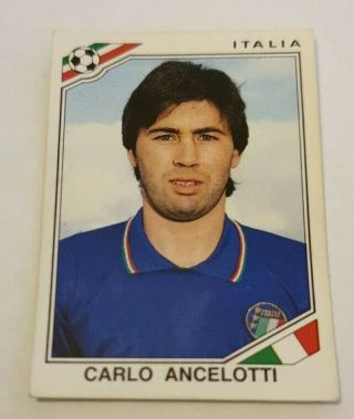 Panini Figurine World Cup Mexico 86 - Carlo Ancelotti Sticker Number 48