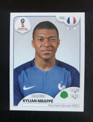 Kylian Mbappe 2018 Panini World Cup France Rookie Sticker Card 209 Psa 10?