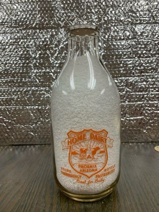 Half Gallon Milk Bottle - Home Dairy - Phoenix Arizona