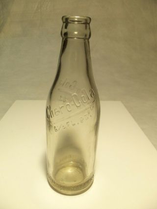 Light Smoke Color Lynchburg Glass Lbg Marked Chero - Cola Bottle No City