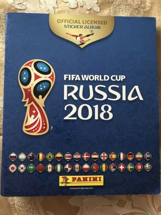 Panini Fifa 2018 World Cup Sticker Album - 450 / 681 Stickers Ex.