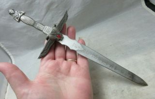 Athame Dagger,  Altar Knife.  Egyptian Queen Handle