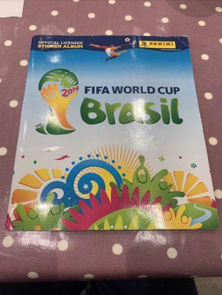 Panini World Cup 2014 Brazil Sticker Album 100 Complete