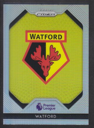 Panini Prizm Premier League 2019/20 - Watford - Team Badge / Logo - Silver