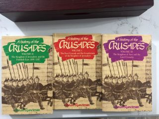 A History Of The Crusades Book Set Vol 1,  2 &3