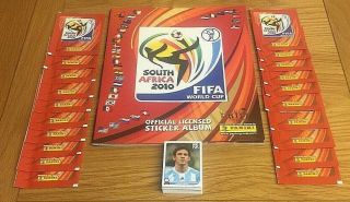 Panini 2010 World Cup Empty Album,  Set Of 93 Stickers,  20 X Packets