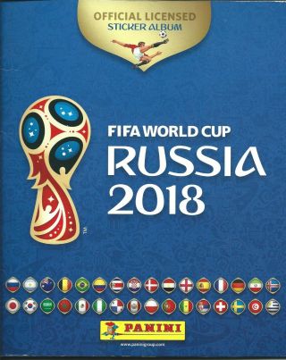 Panini World Cup 2018 Russia - Complete Sticker Album