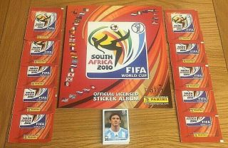 Panini 2010 World Cup Empty Album,  Set Of 53 Stickers,  10 X Packets