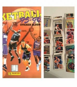 Panini Nba Basketball 95/96 1995 Loose Sticker Set For Album Book 99 Complete