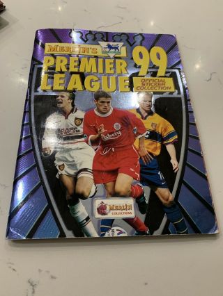 Merlin Premier League 99 Sticker Album 100 Complete