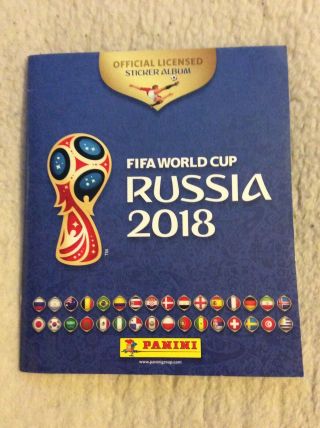 Panini Fifa 2018 World Cup Sticker Album,  670 Stickers