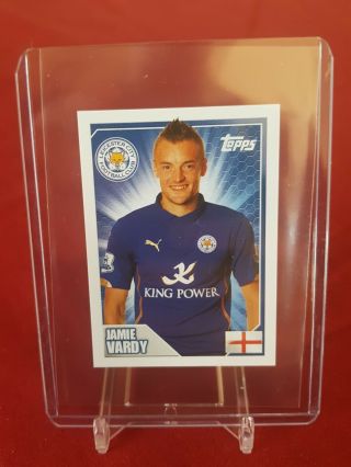 Jamie Vardy Leicester City Premier League 2015 Merlin Rookie Sticker