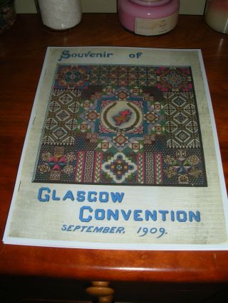 Rare 1909 Souvenir Glascow Convention Report Watchtower Bible Students Ibsa