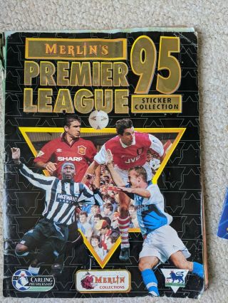 Merlin Premier League Sticker Album Complete 1995 (, Empty 94 Album)