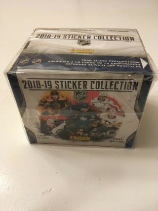 2018 - 19 Panini Hockey (nhl) Sticker Box Factory 50 Packs - 250 Stickers