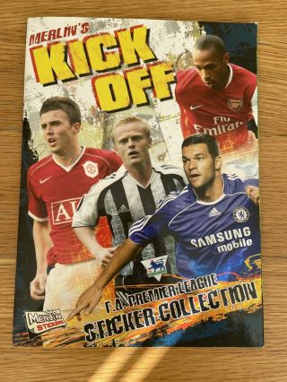 Merlin F.  A Premier League Kick Off 06/07 100 Complete Sticker Album