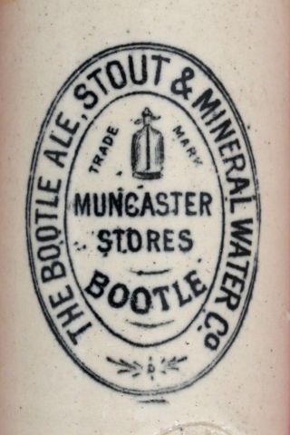 Vintage Bootle Ale Stout Mineral Water Co Muncaster Stores Ginger Beer Bottle