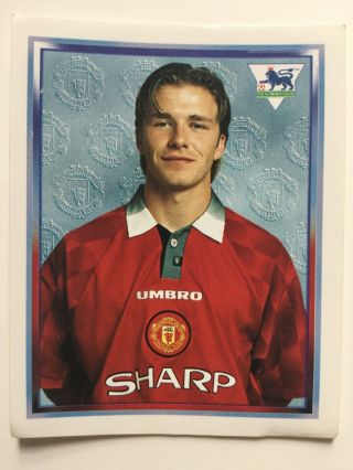 Merlin Premier League 1998 Sticker Manchester United David Beckham 350