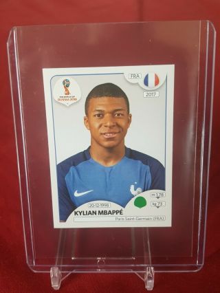 Kylian Mbappe France 2018 World Cup Panini Rookie Sticker