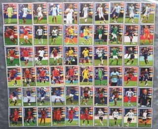 Panini Kelloggs Football Superstar Stickers 2018 World Cup Full Set Of 60