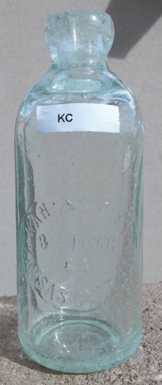Kansas City Bottling Company Soda Bottle From Kansas City,  Missouri