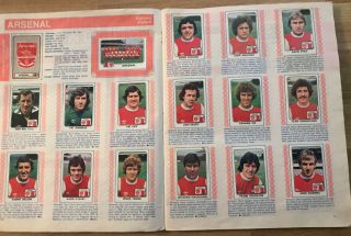 Panini Football 79 Sticker Album,  Complete, 2