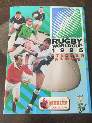 Merlin’s Rugby World Cup 1995 Sticker Album 100 Complete