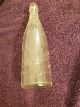 Fa Poth And Sons Tivoli Export Beer Bottle Clear Pre Prohibition
