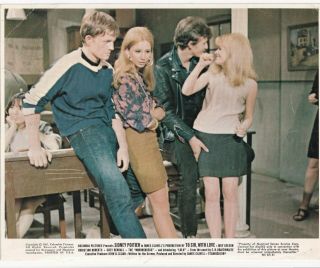Judy Geeson,  Suzy Kendall To Sir,  With Love (1967) Orig Lobby Card 44