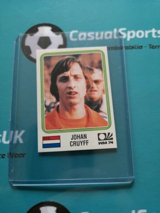Panini World Cup 74 89 Johan Cruyff (holland) World Cup Story Football Sticker