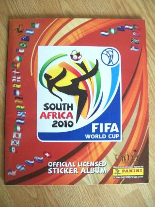 Panini South Africa 2010 World Cup Album,  Complete,  Vgc