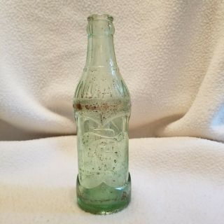 Richmond Indiana Pilgrim Coca Cola Co.  Soda Bottle 6.  5 Oz Patent 1925 Green