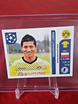 Robert Lewandowski Dortmund 1st Champions League 2011/12 Panini Sticker