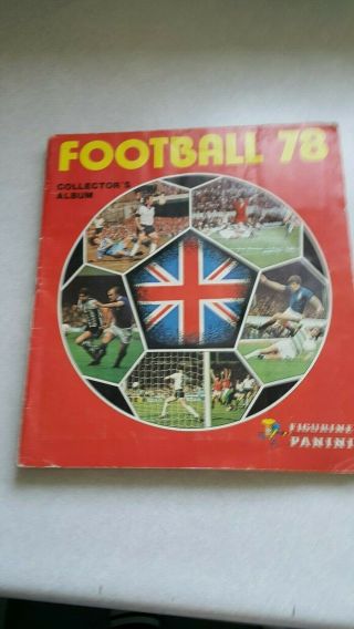 Football 78 Album By Panini 100 Complete