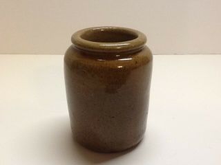 Small Antique Stoneware Preserves Jar.