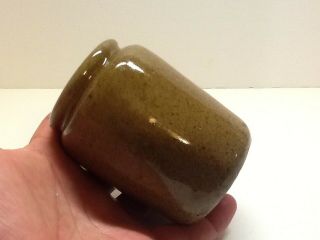 Small Antique Stoneware Preserves Jar. 2