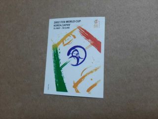 Panini World Cup 2002 Sticker 4 Tournament Poster - Rare