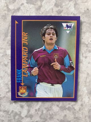 Merlin 1998 Kick Off Frank Lampard Rookie West Ham Sticker