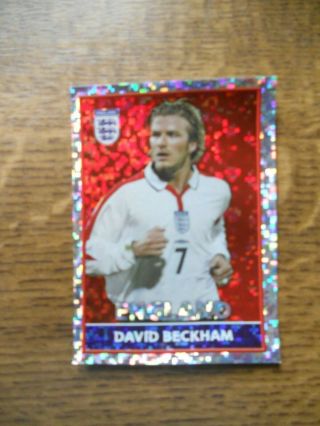 Merlin England 2004 Sticker 42 David Beckham
