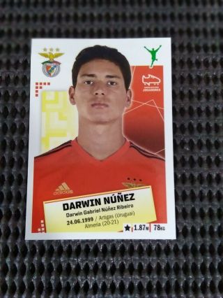 Darwin NÚÑes - S.  L.  B.  Benfica - Portuguese League Football 2020/21 - Sticker 52