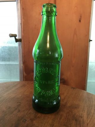 J.  S.  Francis Embossed Soda Pop Bottle Very Rare Coca Cola Product