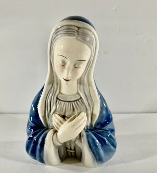 Antique 1940s / 50s Gort Bone China Company Madonna Holy Mother Figurine
