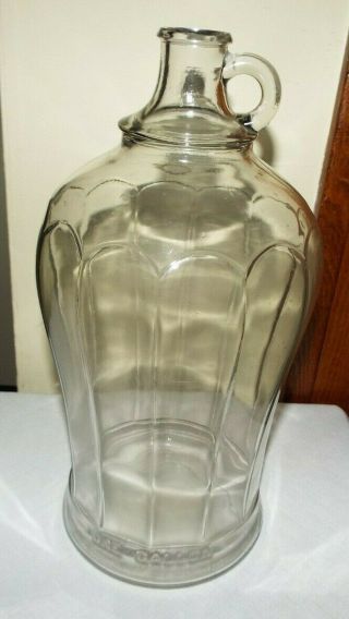 13 1/4 In.  Tall One Gallon Glass Vinegar Jug? With Handle Read